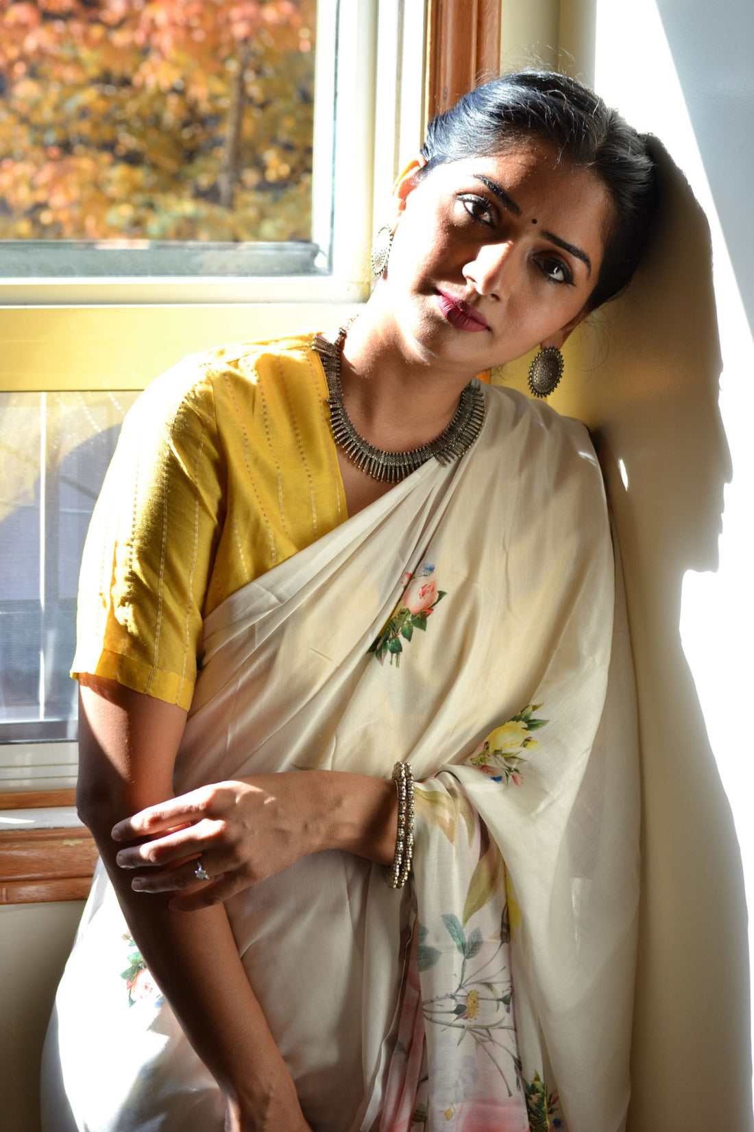 Gulzar - Muslin Saree